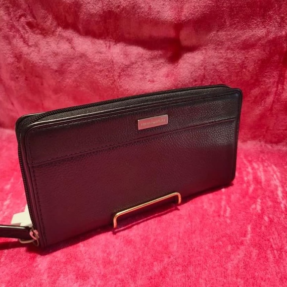 Leather Bifold Zipper Wallet - Picture 3 of 4